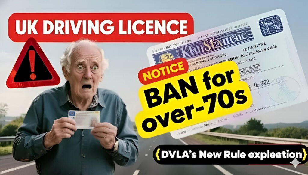 Driving Licence BAN for Over 70s
