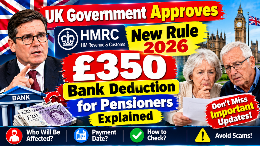 £350 HMRC bank deduction